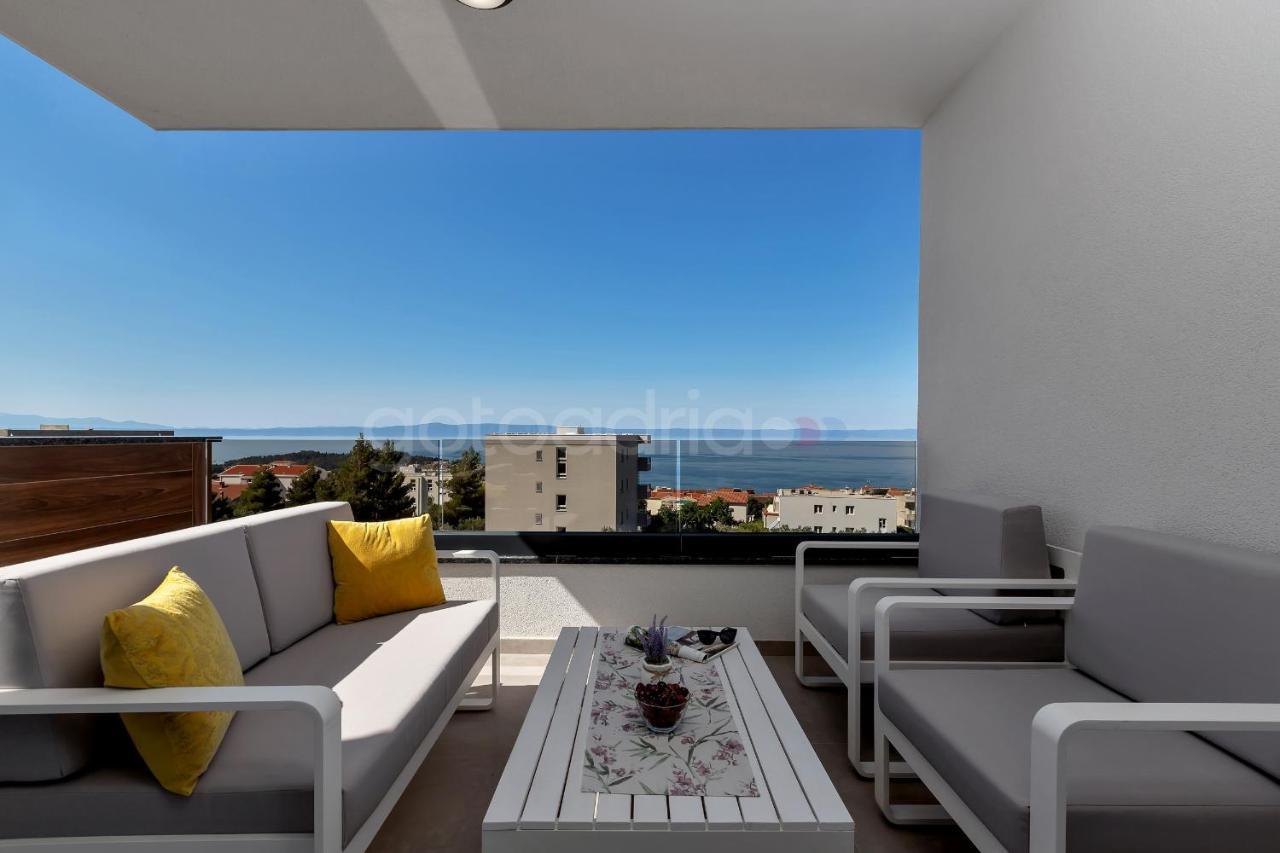 Luxury Seaview Apt Luki - Free Parking Makarska Exterior foto